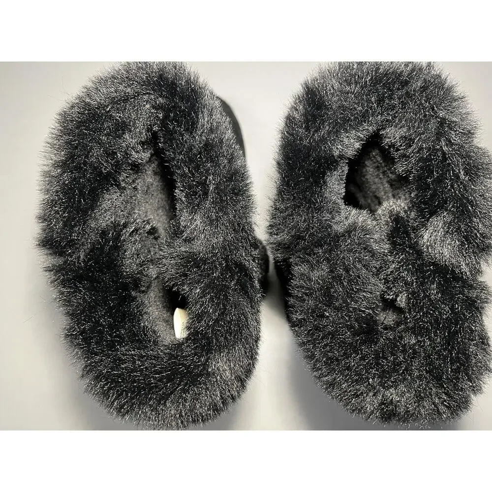 Lamo‎ Boots Womens Size 8 Black Camelia Suede Faux Fur Lined Sheepskin Winter